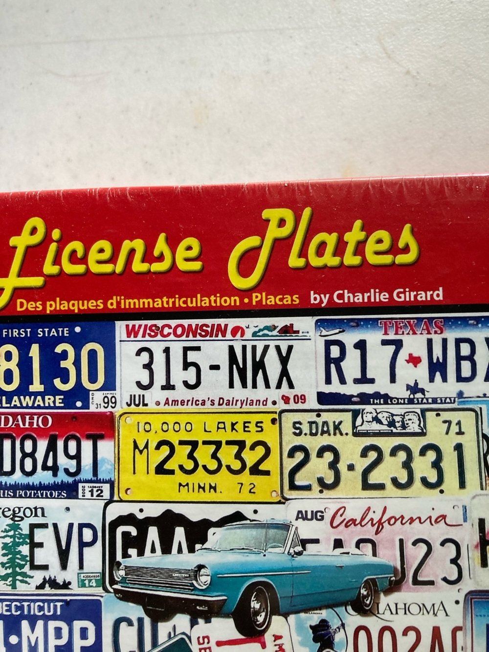 White Mountain 1000 pcs License Plates Jigsaw Puzzle - Picture 3 of 8
